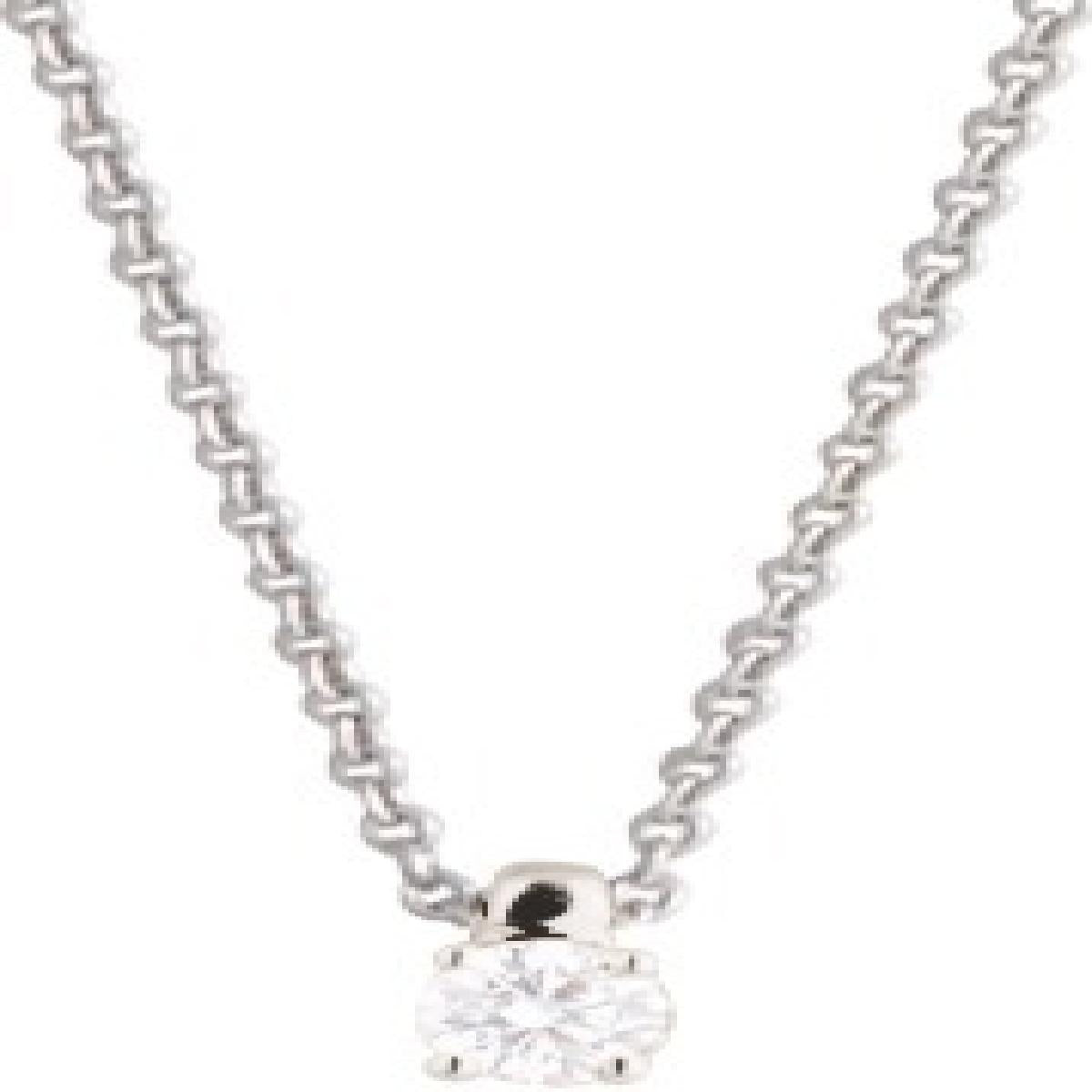 Collier AU375 – Or Blanc 375/1000