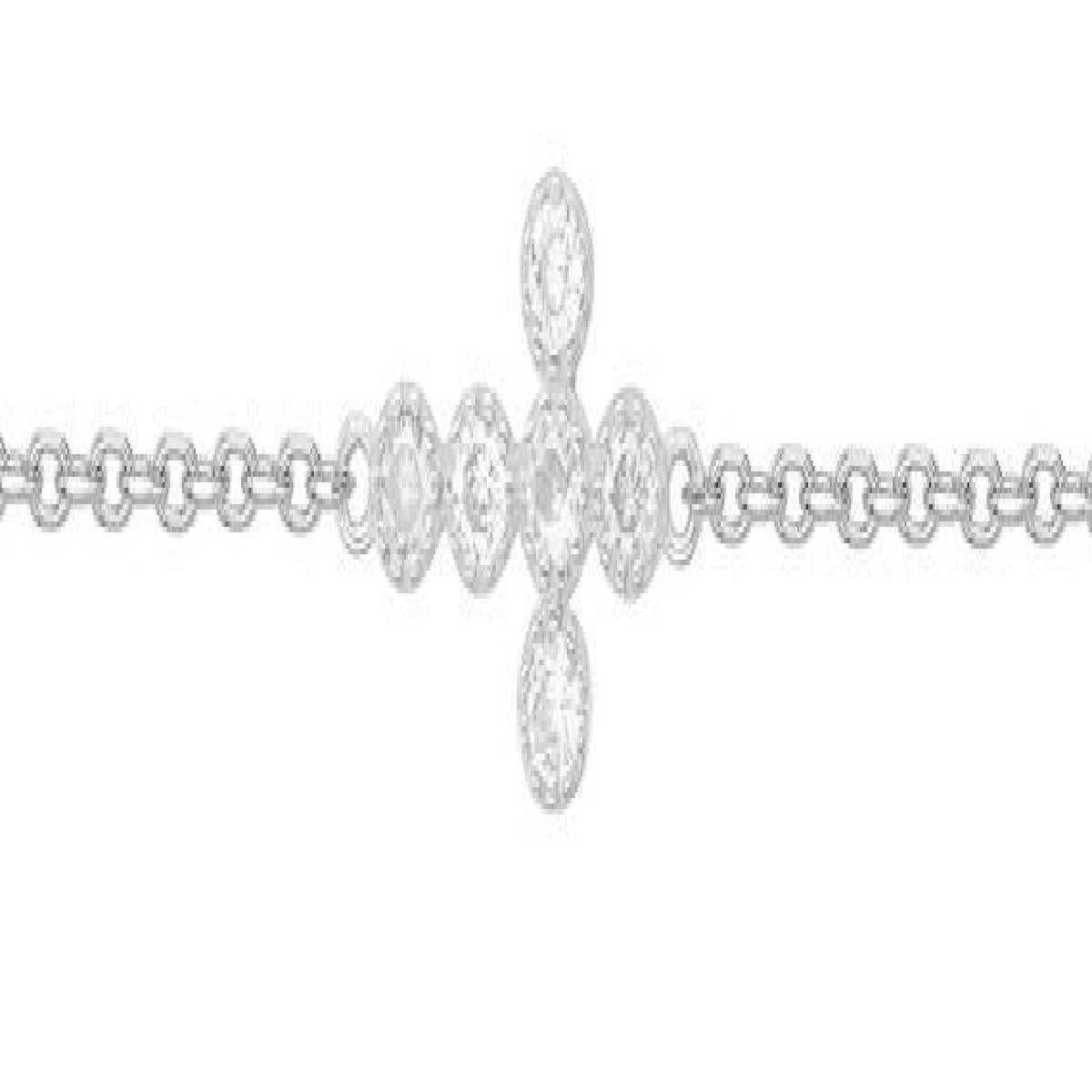 Bracelet ALOÏZE Perles Blanches Modèle P Blanches Zirconium Édition Collection – Argent 925
