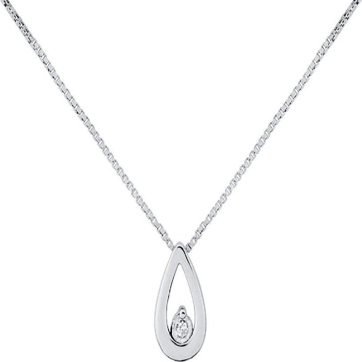 Collier AG925 – Argent 925, Chaîne Simple et Fermoir Standard, Longueur Standard