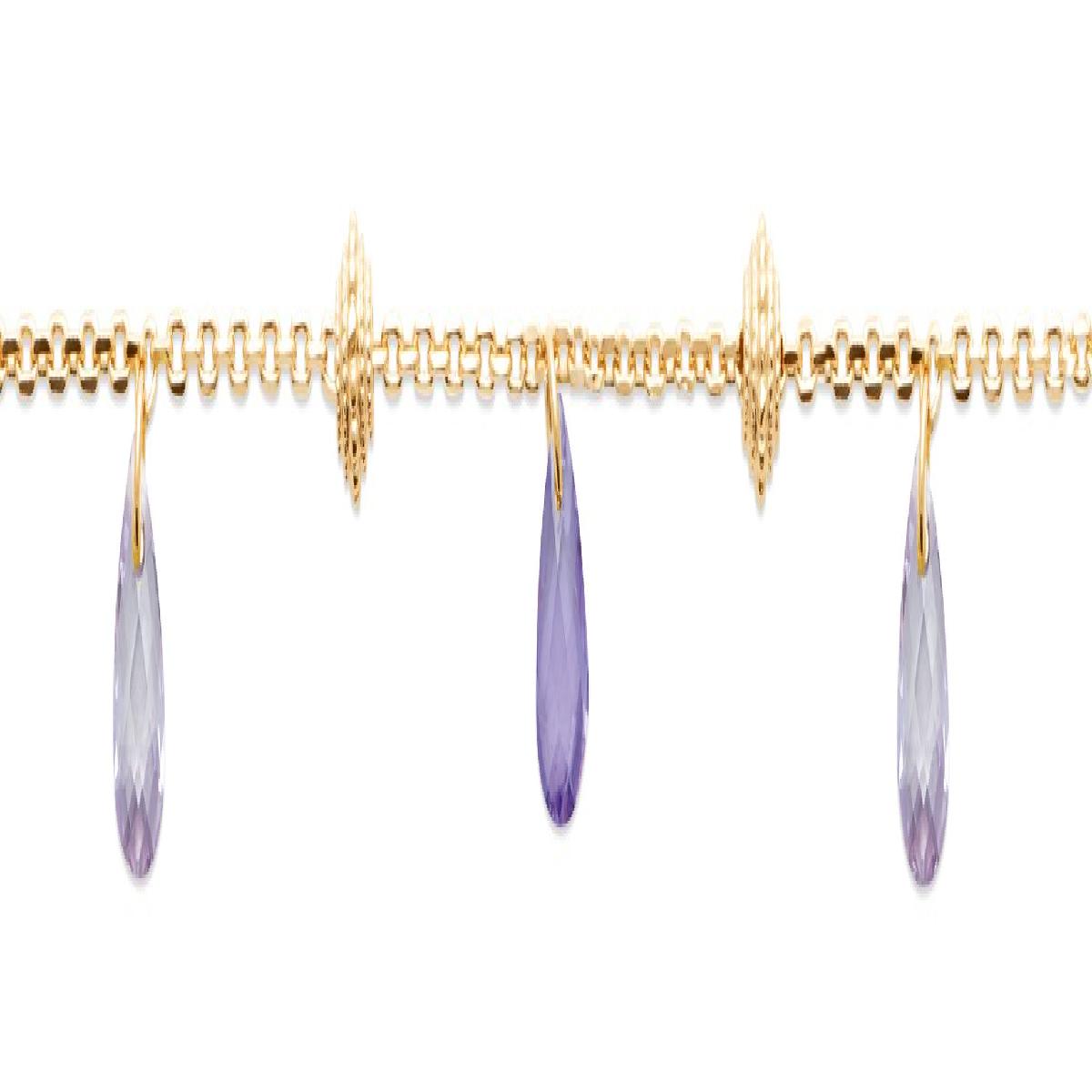 Bracelets Simples P.COULEUR de la Collection ALOÏZE Or Jaune 18 Carats Fabriqués en France