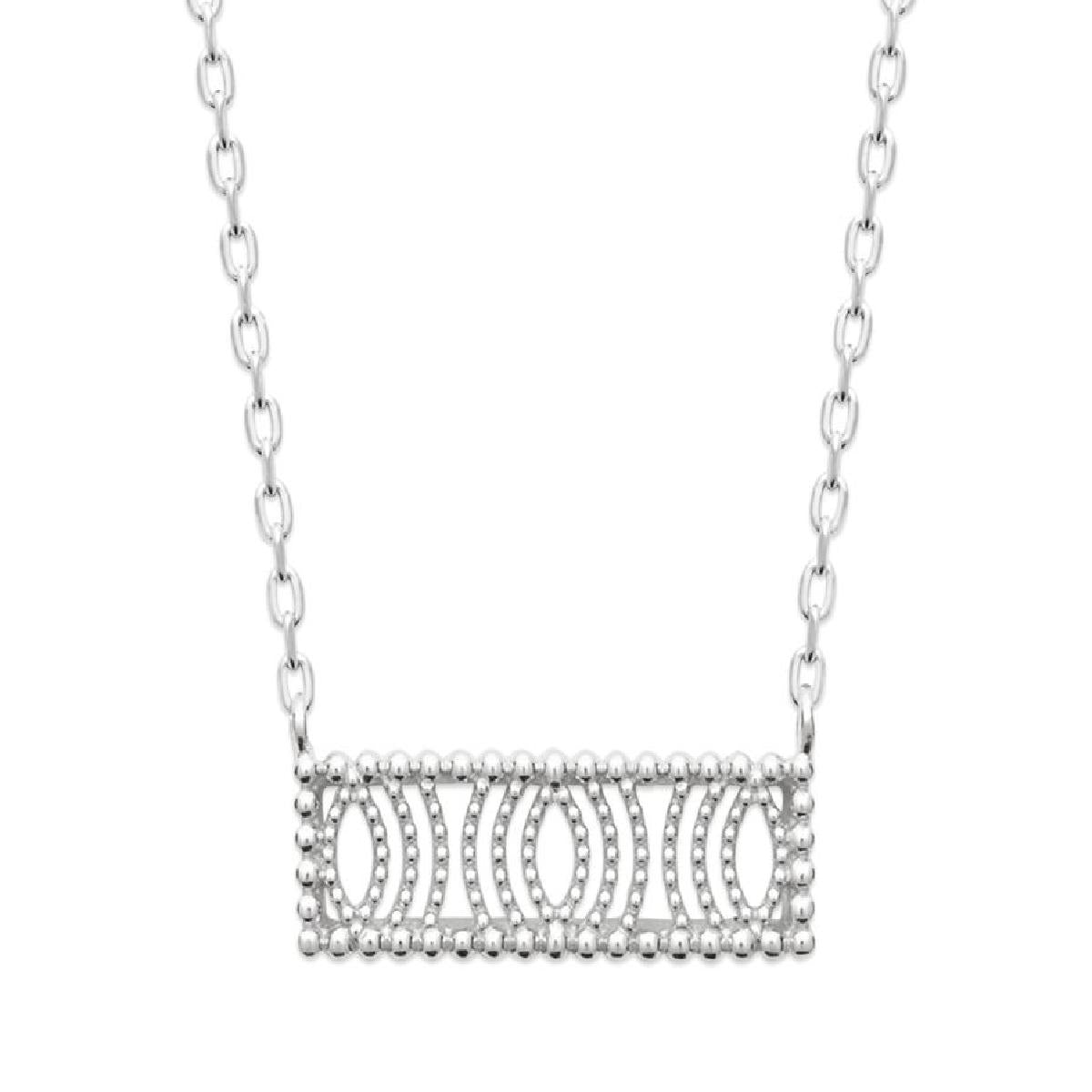 Collier Simple À Chaîne Fine Et Longueurs Réglables Pour Femme Moderne AG925 ALOÏZE – Argent 925