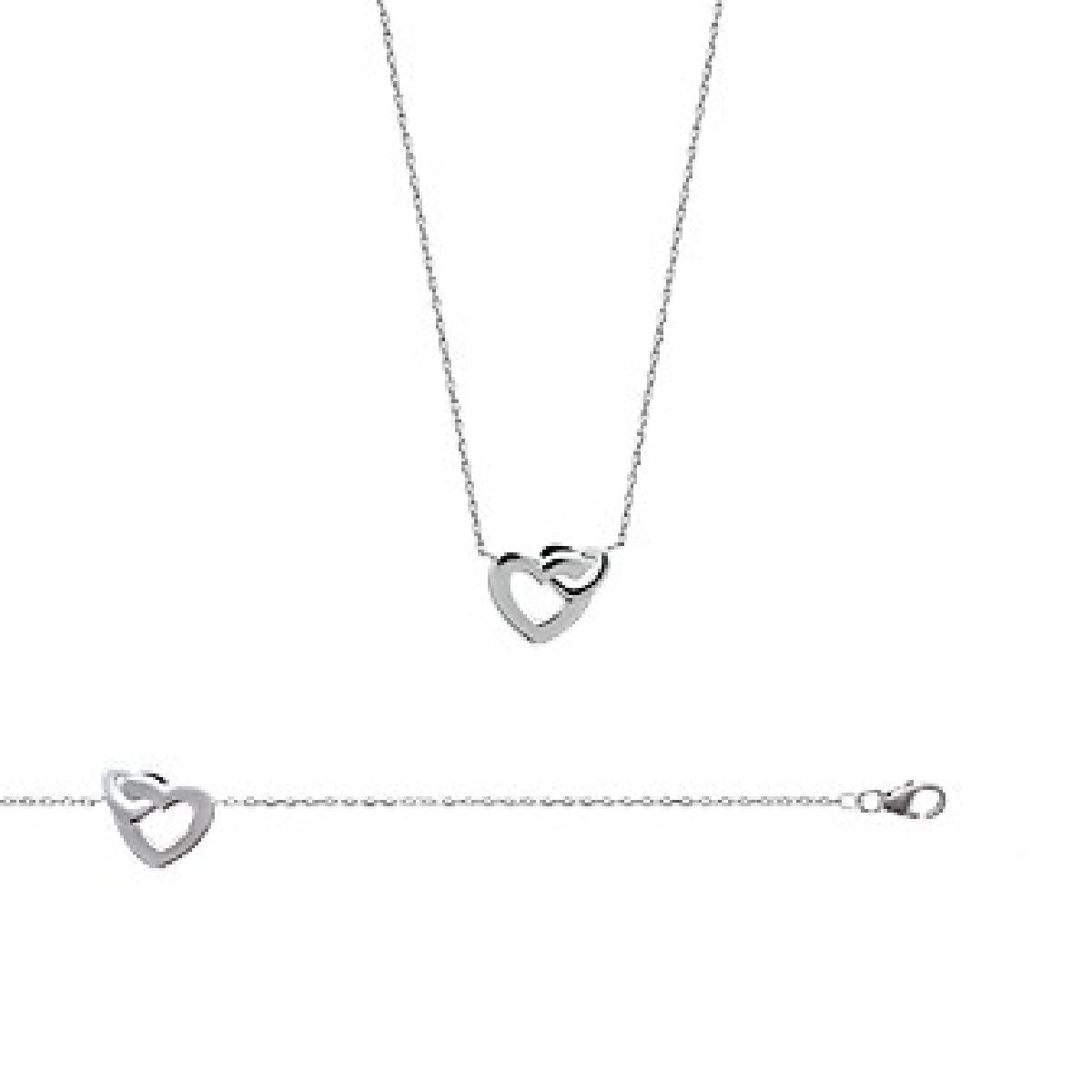 Collier AG925 – Argent 925, Chaîne en Maille Fine, Fermoir à Ressort, Longueur Standard