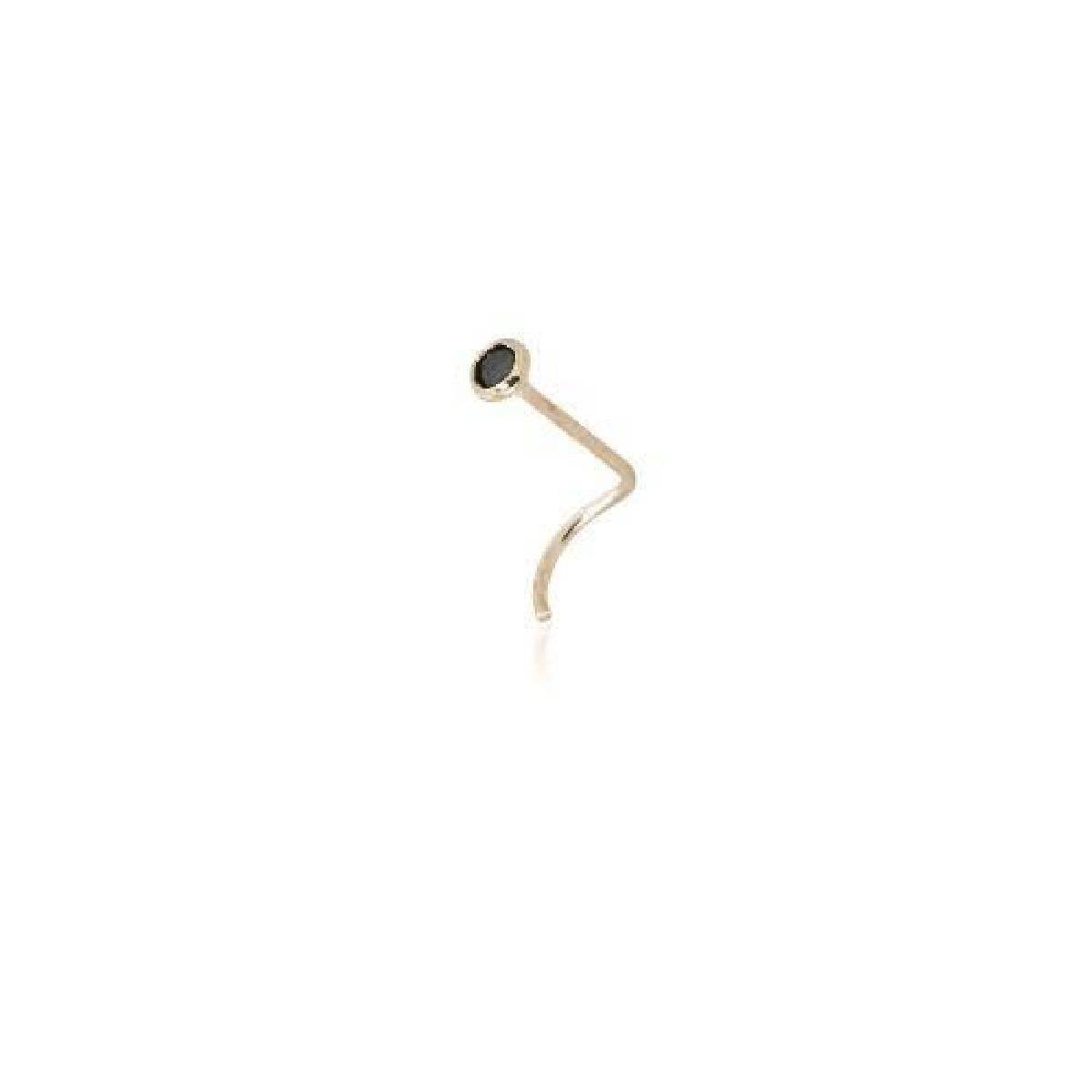 Piercing ALOÏZE Cartouche Longue Fine Ornée de Gravures et Finition Satinée – AU750