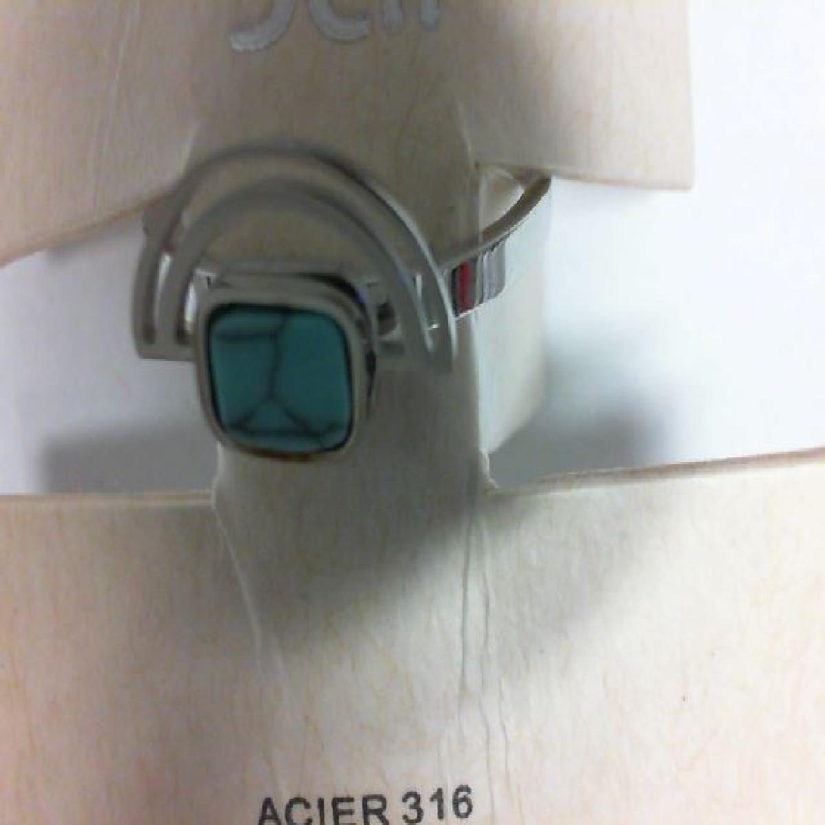 Bague Modèle Variantes Gravées À Motifs Géométriques Subtilement Polie Et Satinée - Acier Inoxydable