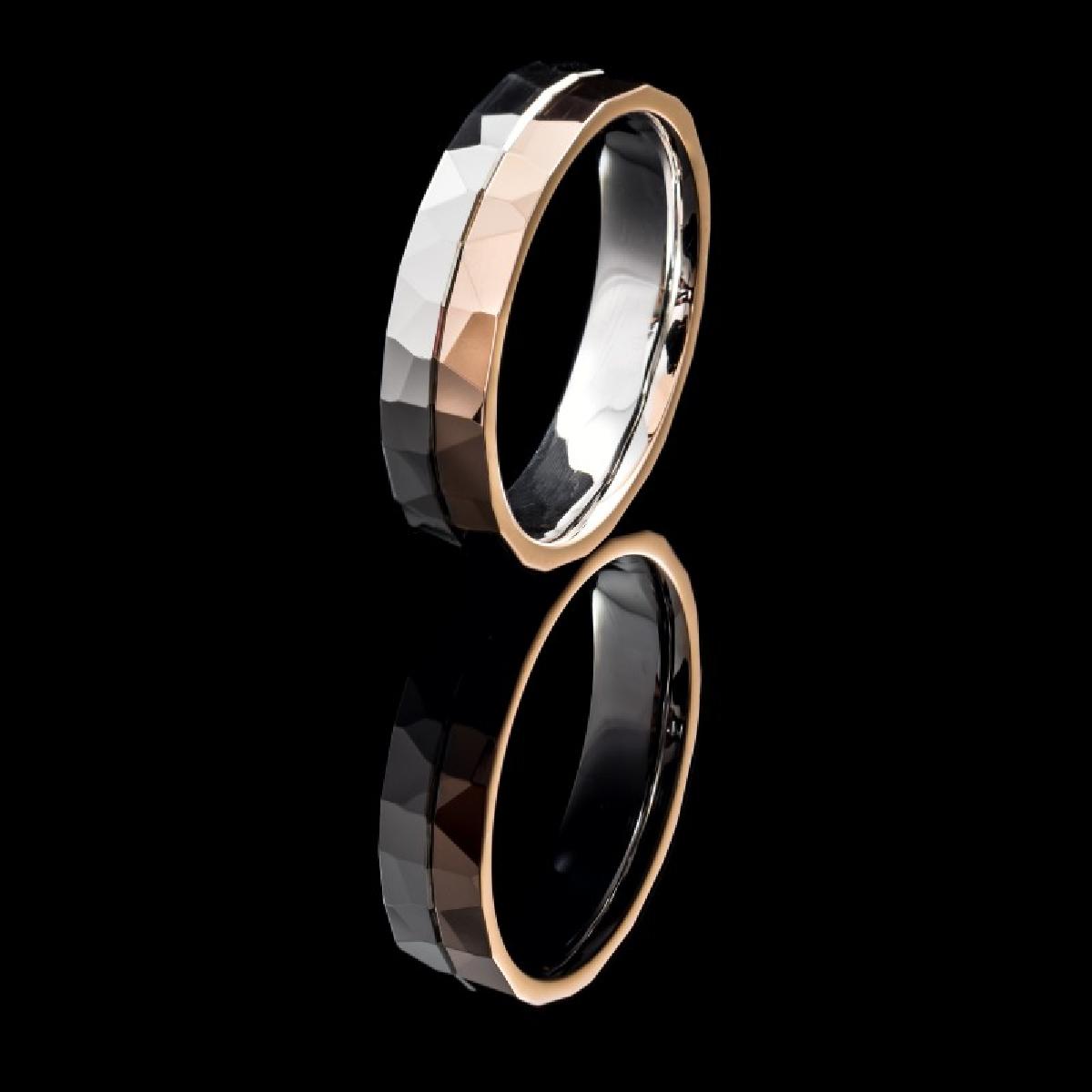 Alliances À Motifs Modèle A Motif – Or 18 Carats fabriquées en France par l'atelier ALOÏZE